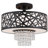 Fabric Semi Flush Mount-22375461
