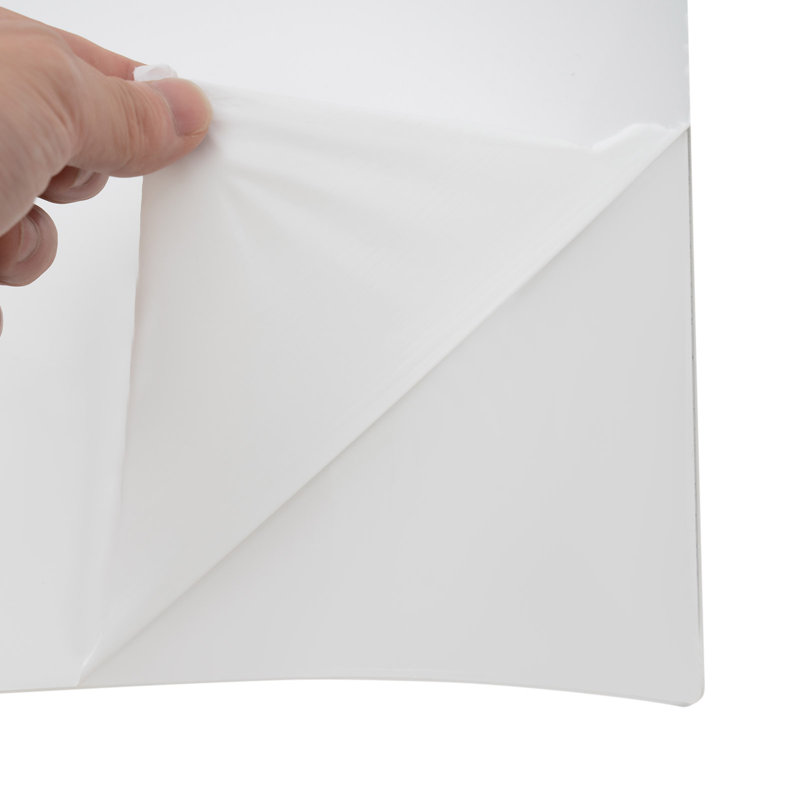Auvent de fenêtre incliné en transparent, Transparent, H 0,14 po x l 39,4 po x P 19,7 po