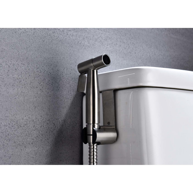 Toilet Bidet Handheld - Metal, Silver, Two Modes, Hygiene Improvement, Easy Silver Metal Spray Options, , Aid, Silver