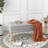 Jakailyn Linen Blend Upholstered Storage Bench-934839871