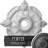 Endurathane Benson Classic Ceiling Medallion, 28 3/8"OD x 3 3/4"ID x 1 5/8"P (Fits Canopies up to 6 1/2"), Hand-Painted Pewter Finish-28581823