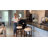 Mid-Century Beige Linen Bar stools Set of 2 - Low Back Counter Height stools with Soild Wood Frame, Upholstered Cushion Kitchen Bar stools for Counter, Stylish & Comfortable-1030619021-1030619022-1029116424
