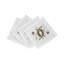Zebra Seeing Double Hemstitch Cocktail 6" Linen/Cotton Napkin-122609856