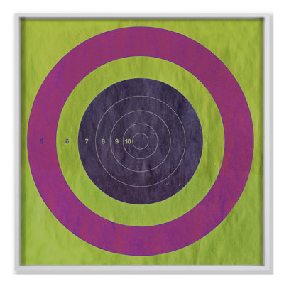 Target Green Pink Print by Dunker, Chris