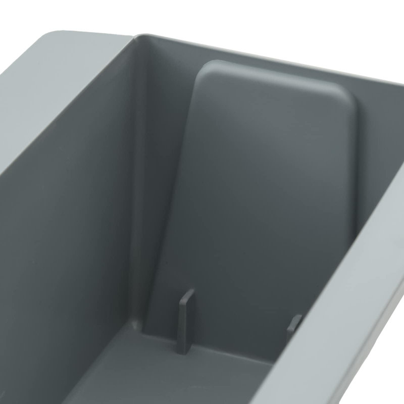 Planter, 9.5cm H x 36cm W x 13.5cm D, Light Grey
