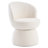 Upholstered Boucle Accent Chair MidBack Swivel Chair Armless Barrel Chiar-1403320118