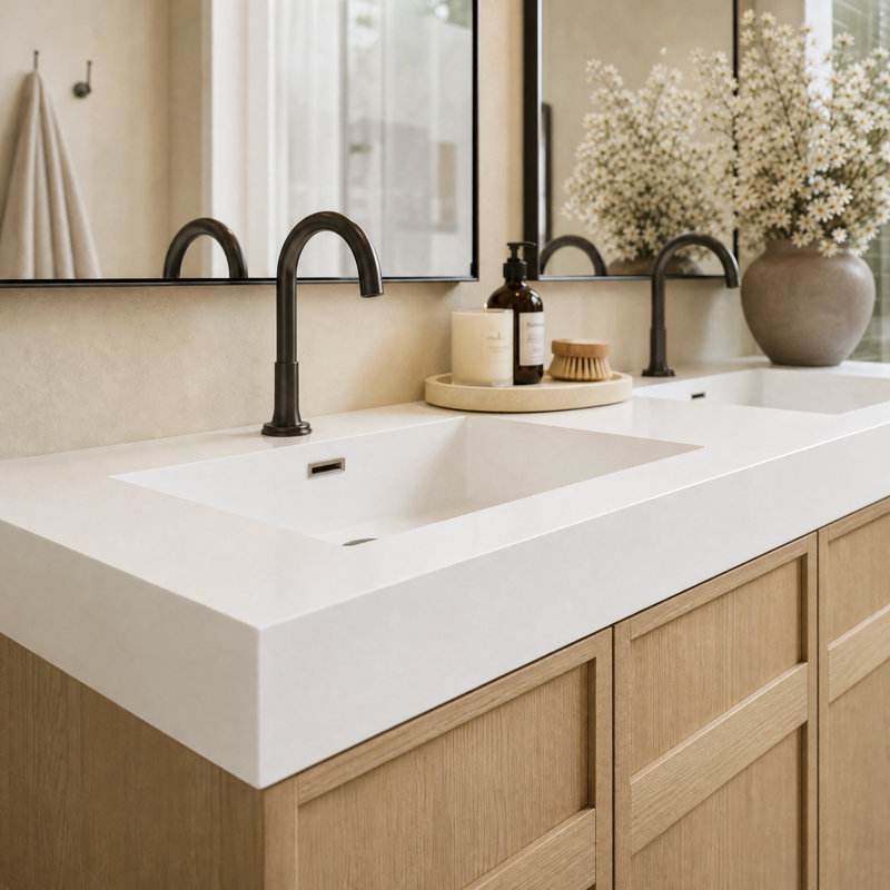 Charest Freestanding Bathroom Vanity with Sink