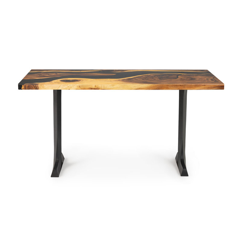 Goblet Rectangular Dining Table, 60x24x30.5 inch, Epoxy
