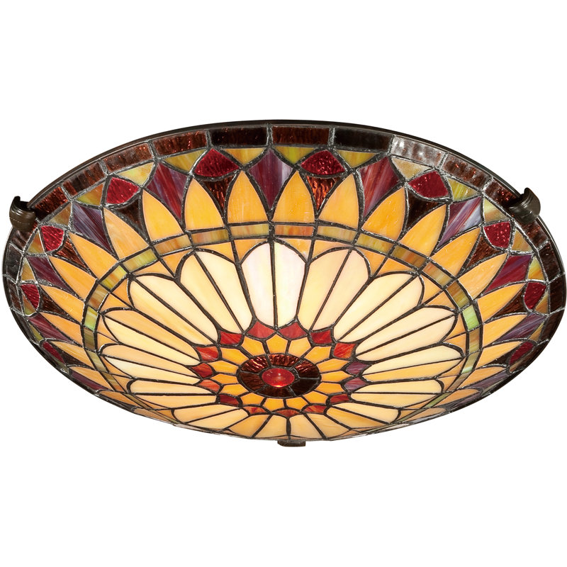 Engebretson Glass Flush Mount