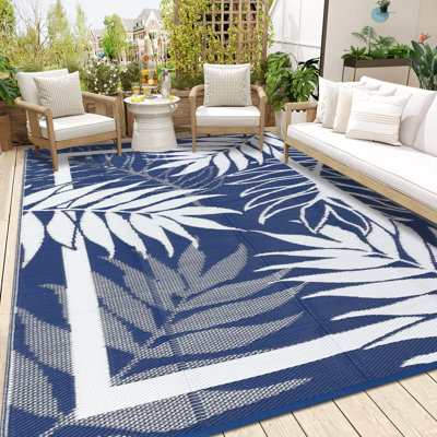Tapis d'extérieur imperméable 8 x 10, tapis de camping en paille réversible moderne en plastique pour paille, tapis de camping pour l'extérieur, entrée extérieure, terrasse