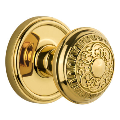 Grandeur Georgetown Rosette Double Dummy with Windsor Door Knob