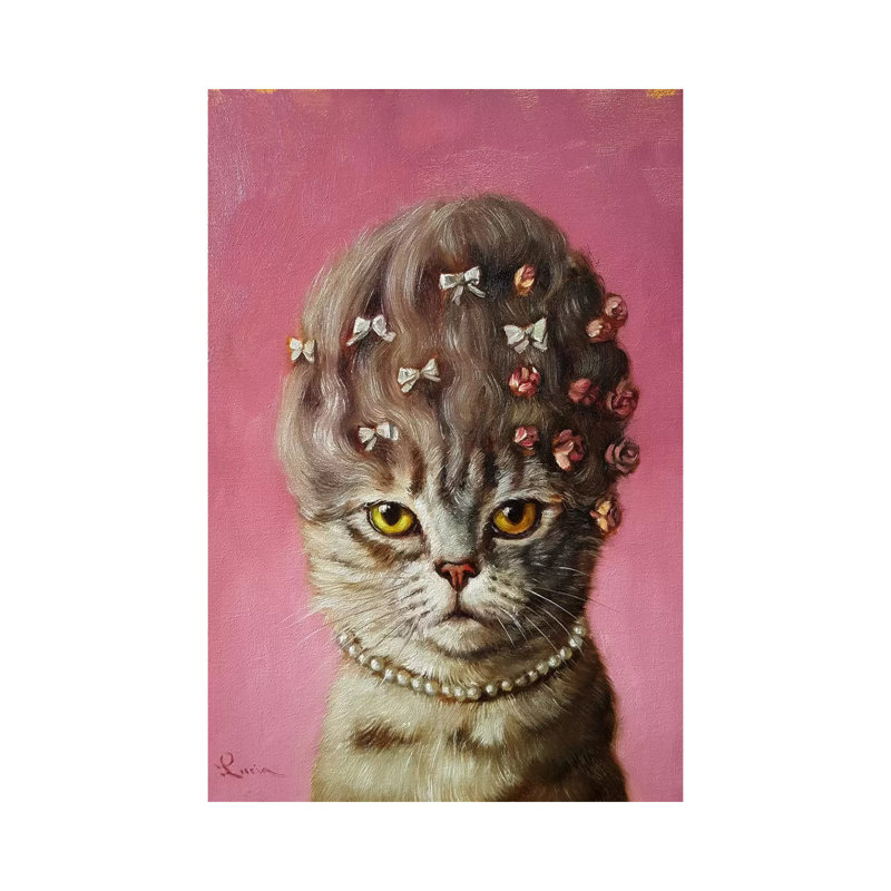 Marie Catoinette by Lucia Heffernan - Wrapped Canvas Print, 30.48 cm H x 45.72 cm W