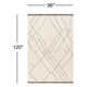 Isla Moroccan Handmade Tufted Wool Cream/Black Area Rug