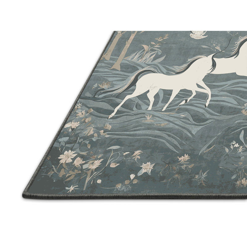 Silky Soft Plush Gray Area Rug, Round 8'