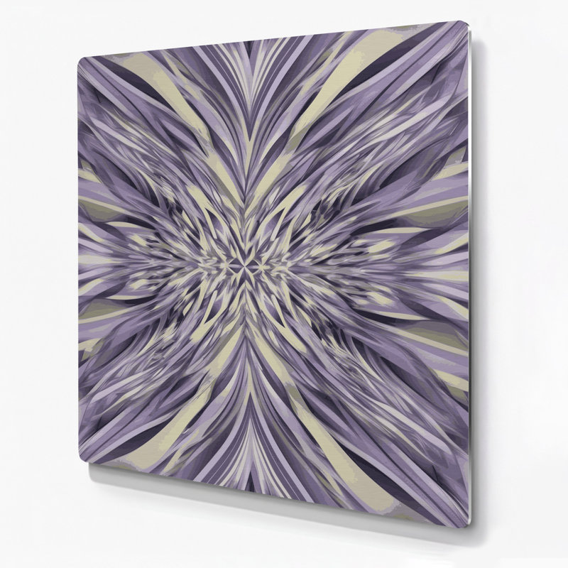 Art mural op mauve 73