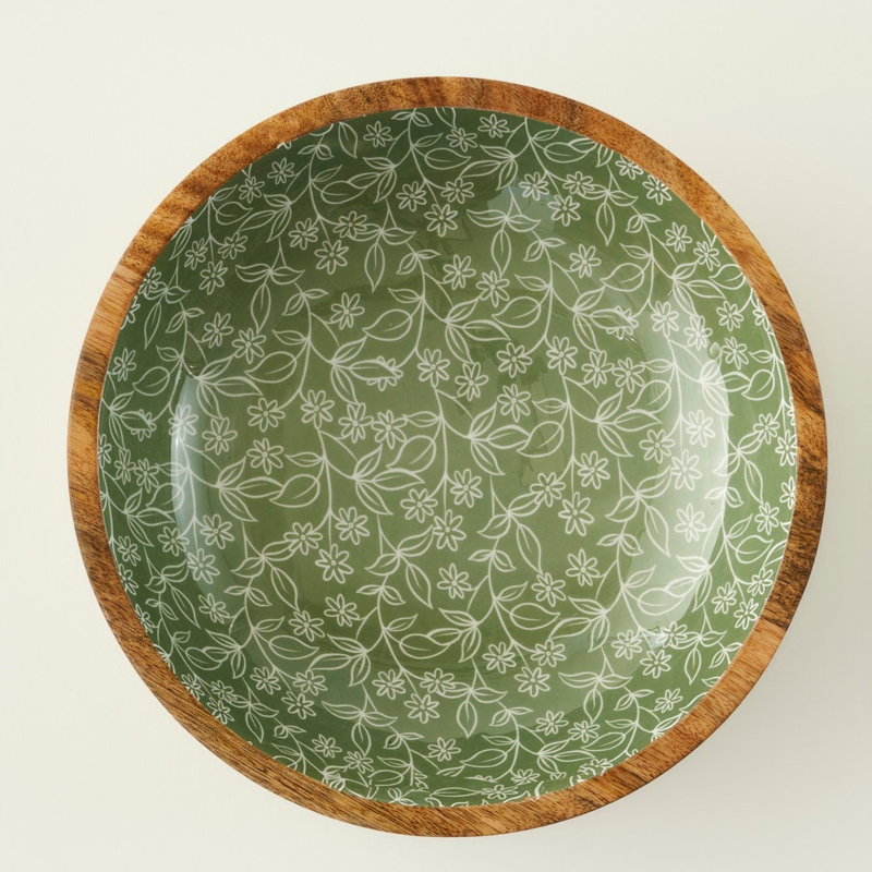 Floral Mango Serving Bowl