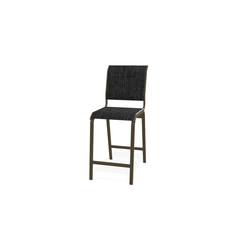 Tabouret de bar 26 po Holna, Bois de plage texturé, Ombre Augustine