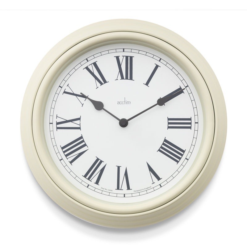 Acctim Devonshire Traditional Wall Clock, Cream