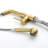 Utility Sink Faucets Single-Handle Pull-Out Laundry Faucet With Dual Spray Function In Stainless Spot Resistant Gold