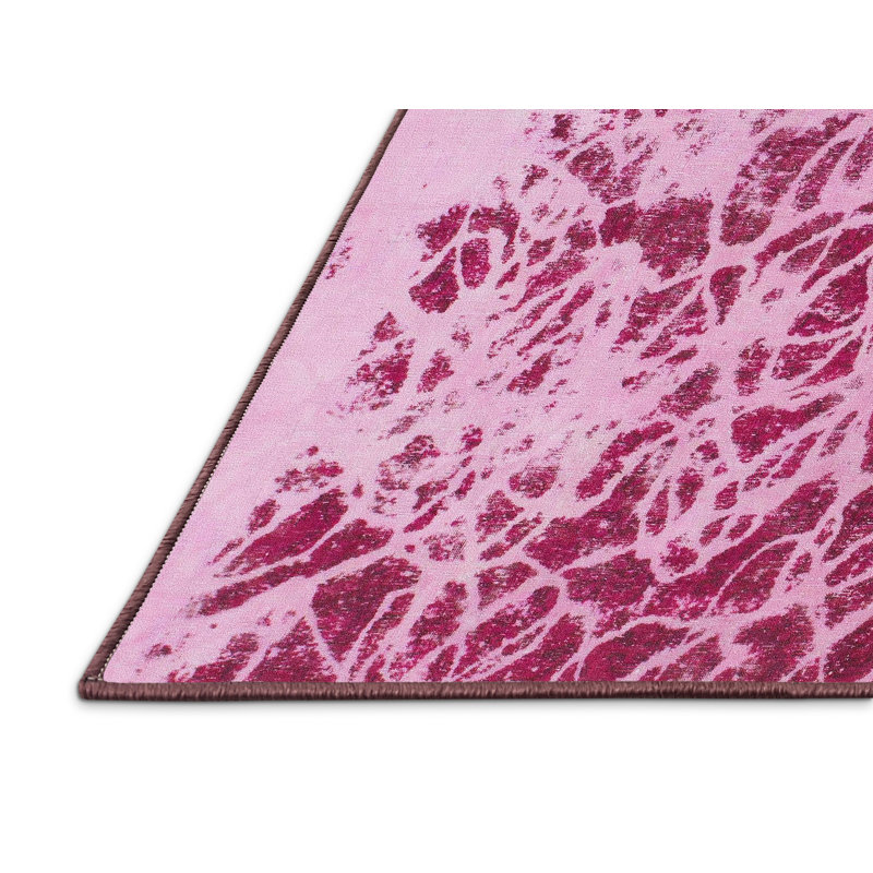 Abstract Indoor Rug, Rectangle 2' x 4'