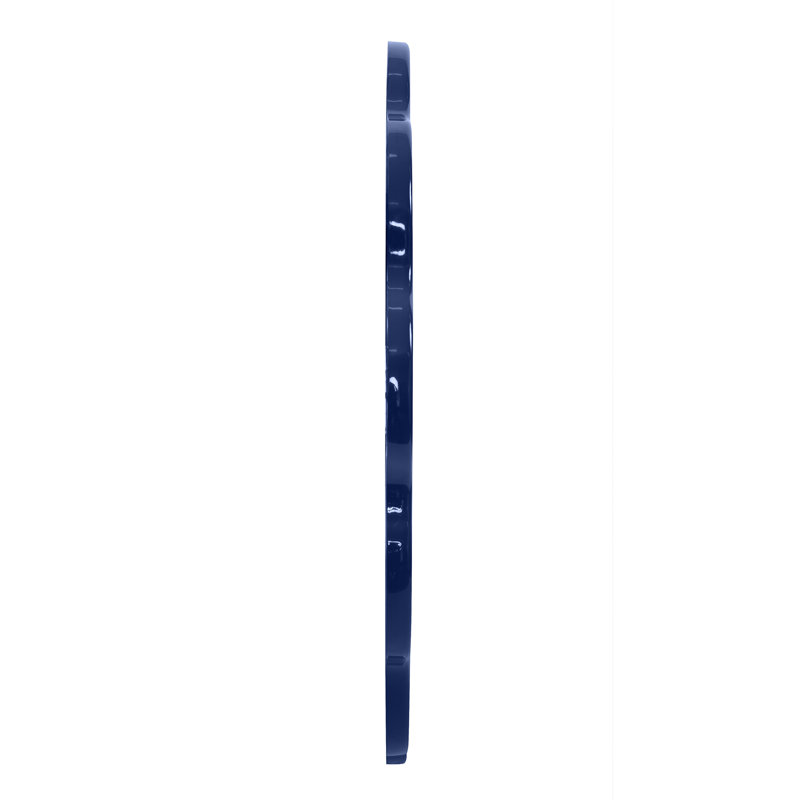 Anderson Scalloped Flower Wall Mirror, Navy