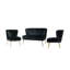 Ensemble de salon configurable en velours 3 pièces Euclid-57367519
