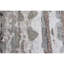Tapis rectangulaire rayé en laine / viscose noué à la main noir / gris / ivoire-88041131