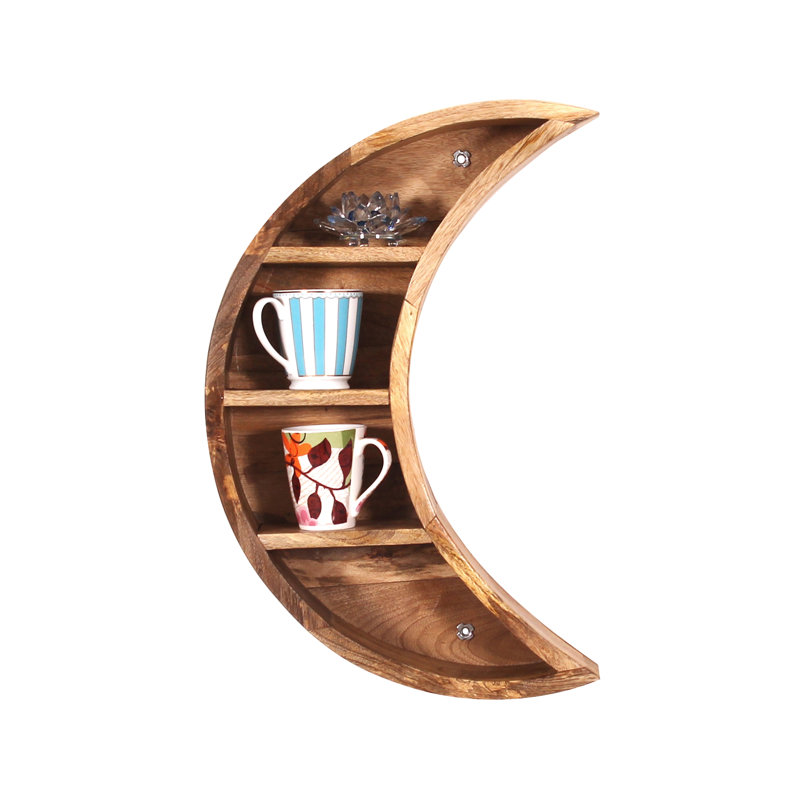 Aaronsburg 3 Piece Mango Solid Wood Accent Shelf