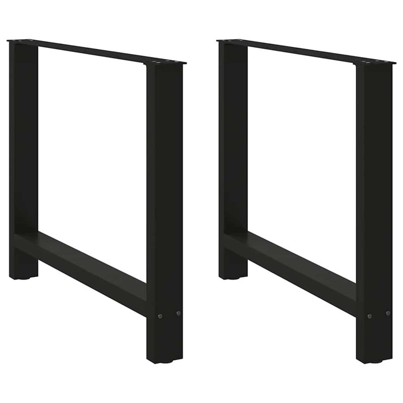 Table Leg, 73cm H x 90cm W, Black