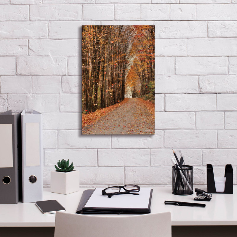 «Golden Boughs I» par Lori Deiter, art mural sur toile, H 18 po x l 12 po