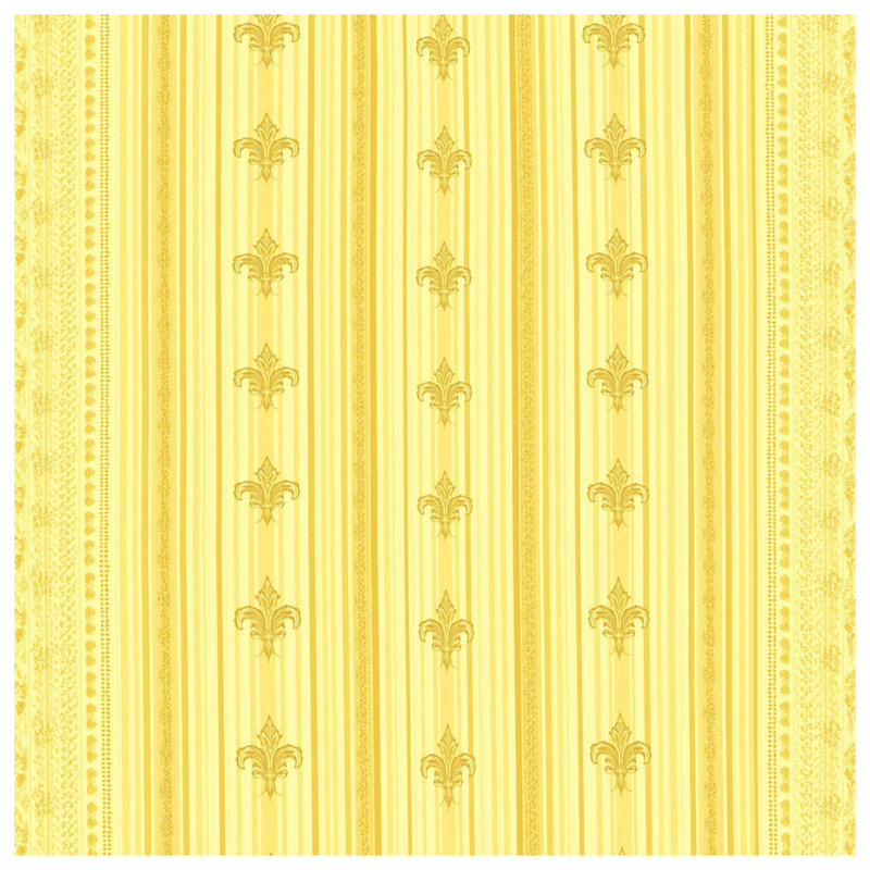 Housses de couette fleur de lys jaune, Twin