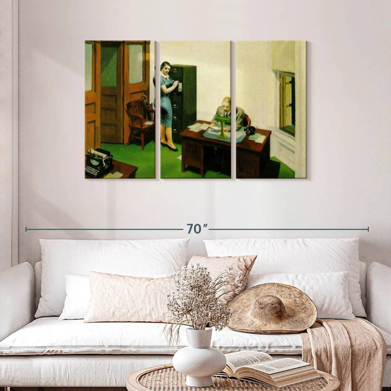 Leisha Office At Night, 28" H x 45" W