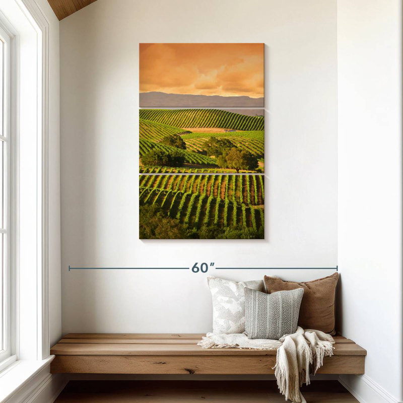 Alvord Carneros Vineyard, H 45 po x l 28 po