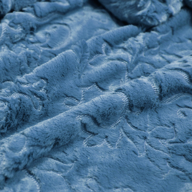 Throw Blanket, Blue, 127cm W x 152.4cm L
