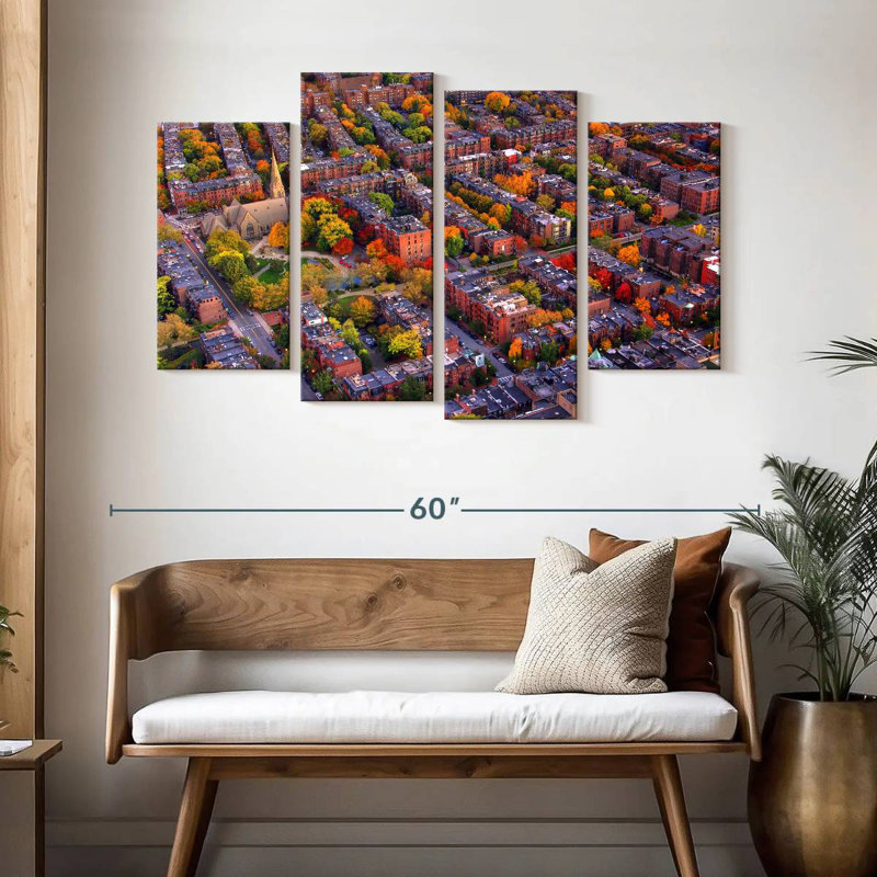 Sireci Boston City Blocks, 32" H x 52" W