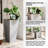 Modern Square Tapered Planter Patio Décor, Indoor & Outdoor-1541895121-1525863837