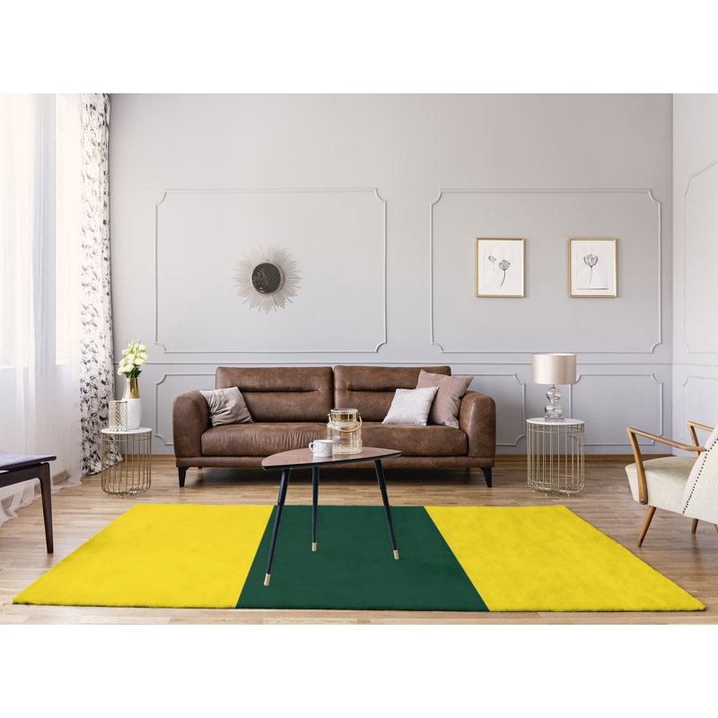 Tapis vert/jaune, Rectangle 9 pi x 12 pi
