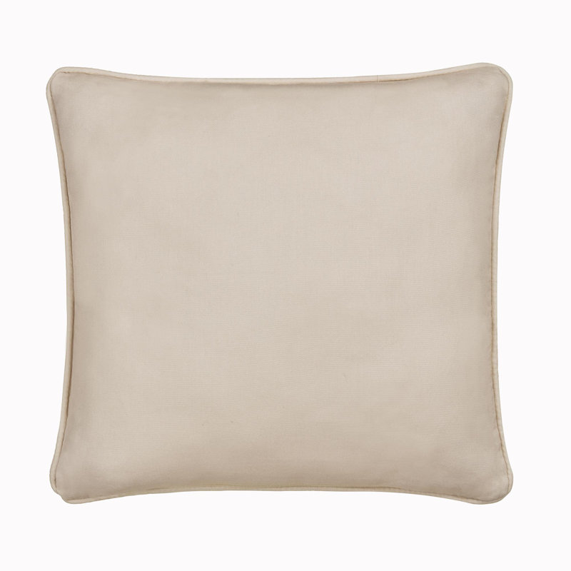 Rico Geometric Square Cushion, Natural