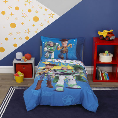 NoJo Disney Toy Story 4 Toddler Bedding Set 4 Piece