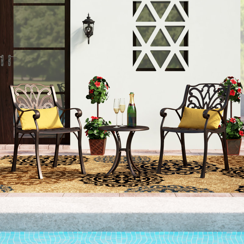 Kastner 2 - Person Patio Conversation Set