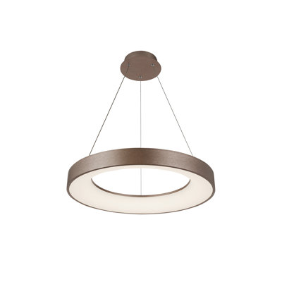 Luminaire suspendu géométrique unique à del 1 lumière Bohman