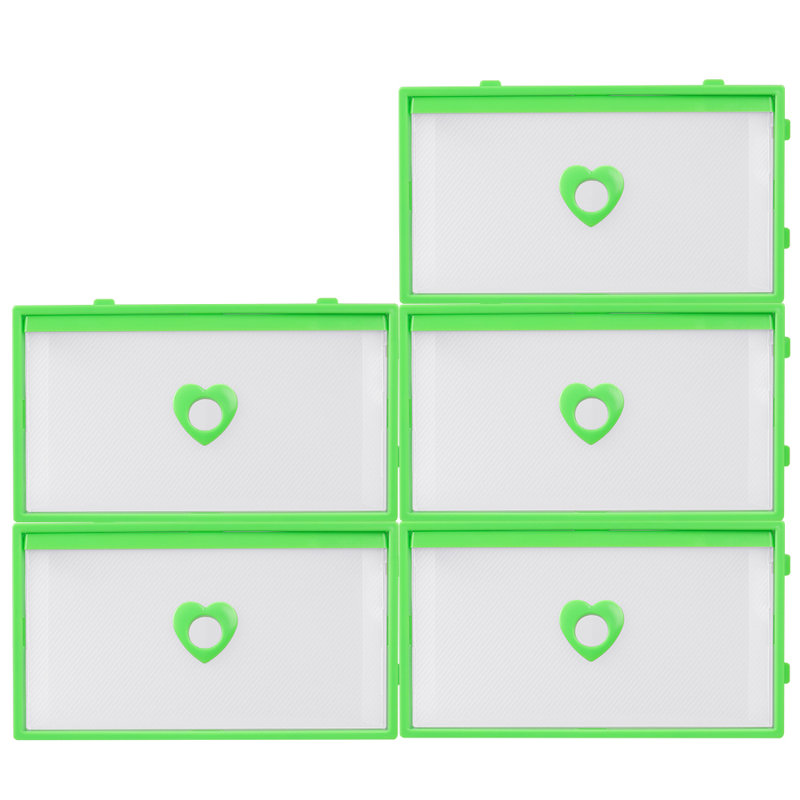 Stackable Shoe Storage Box, Green