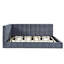 Velvet Upholstered Daybed Convertible Sofa Bed Frame