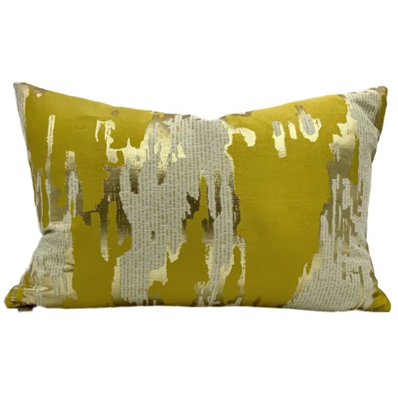 Mariah Lumbar Pillow Cover & Insert, Citrine