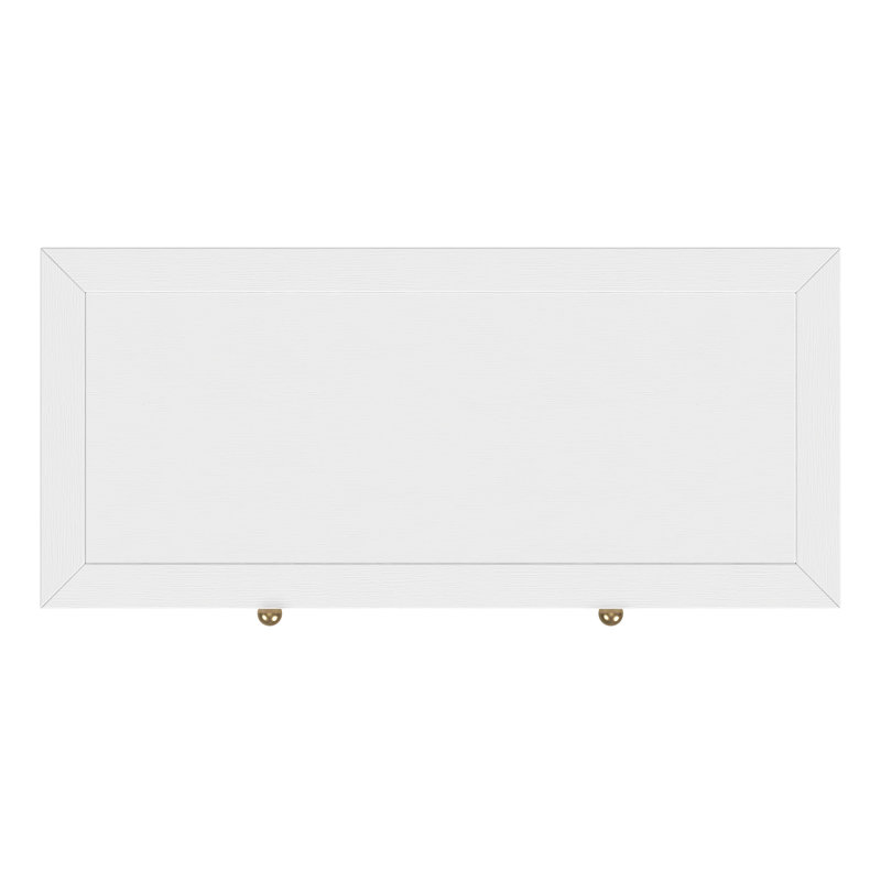 Nora 54 in. W Wood 1 Drawer 2 Door Accent Storage Cabinet, Textured White