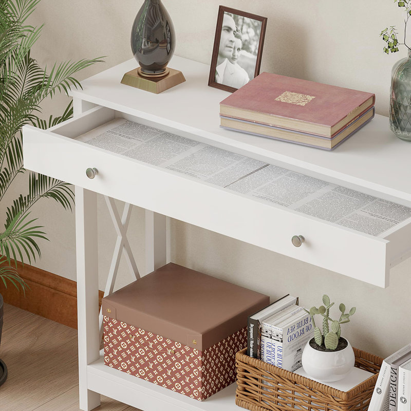 Console Sandria, Blanc