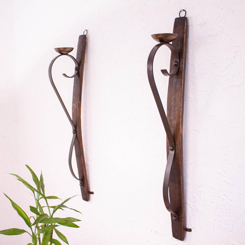 Parkhur Manufactured Wood Candle Wall Light