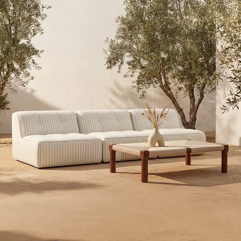Kaia Outdoor Coffee Table Dark Brown