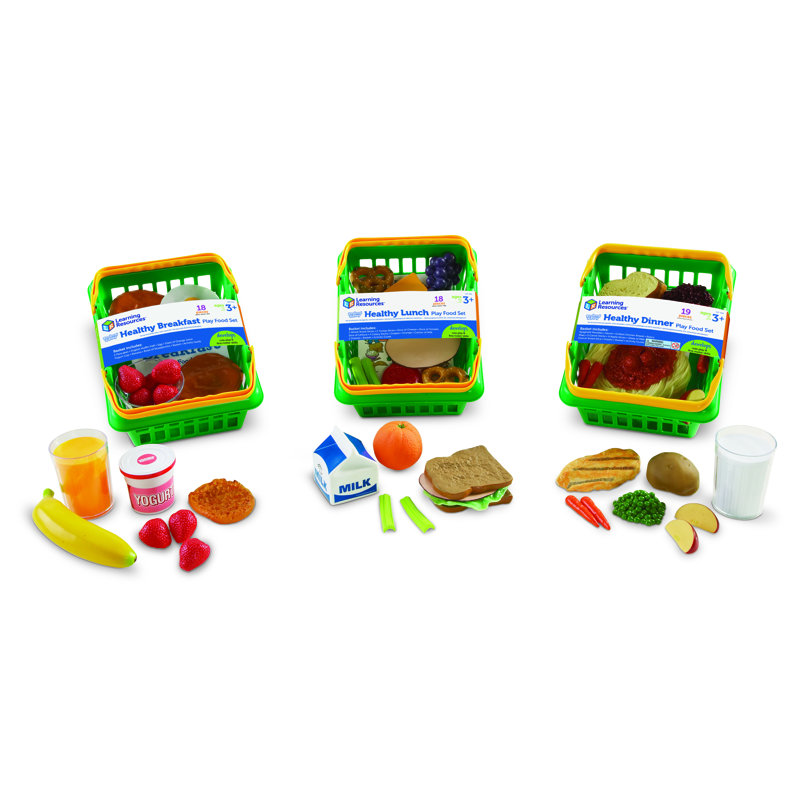 Ensemble de jeu d’aliments sains 55