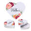 Boîte-cadeau «Happy Mother's Day» en forme de cœur avec couvercle, boîte réutilisable en forme de cœur, 8 po x 6 po, paquet de 1